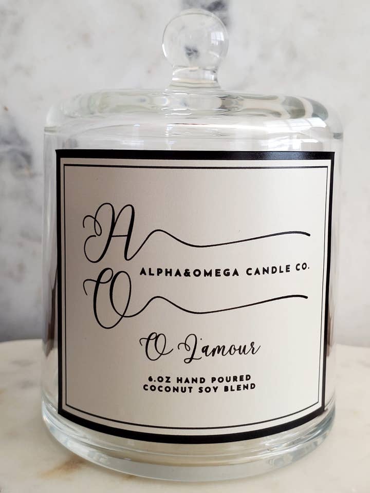 O L'amour 6 oz Mezcla de Coco y Soja para venta al por mayor de Alpha & Omega Candle Co.