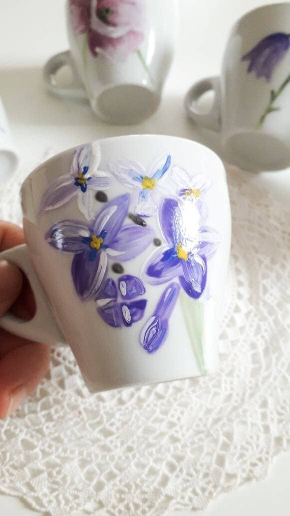 Lisa's Fairy - Wholesale Coffee Mug - Set of 6 Coffee Cups, Floral Coffee Cups6