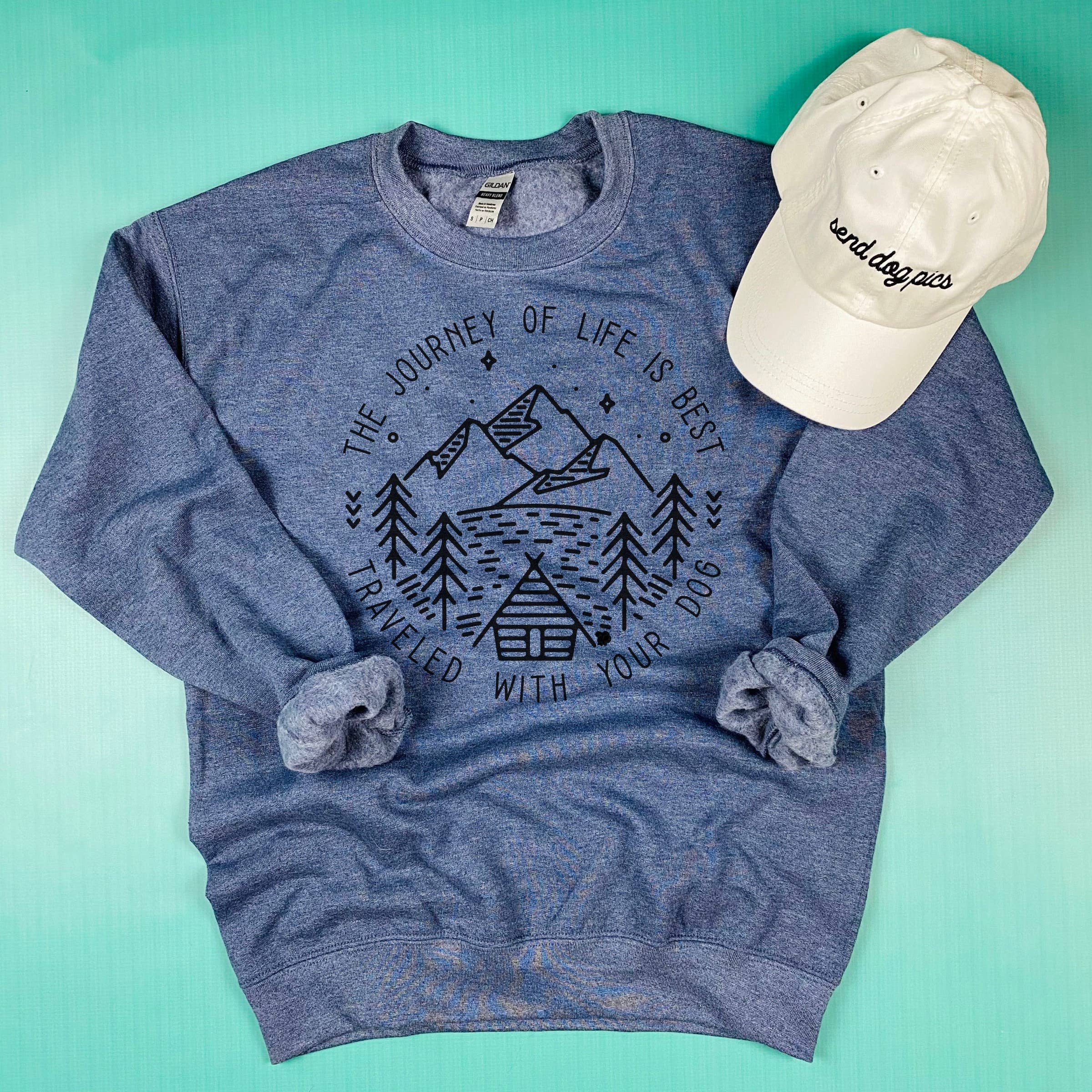 The Dapper Paw - Wholesale Graphic Sweatshirt - Women's - Journey of Life Sweatshirt2