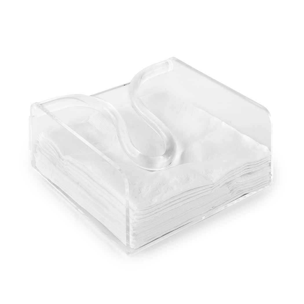 Huang Acrylic - Wholesale Napkin Holder - Bow-Rod Luncheon Size Napkin Holder1