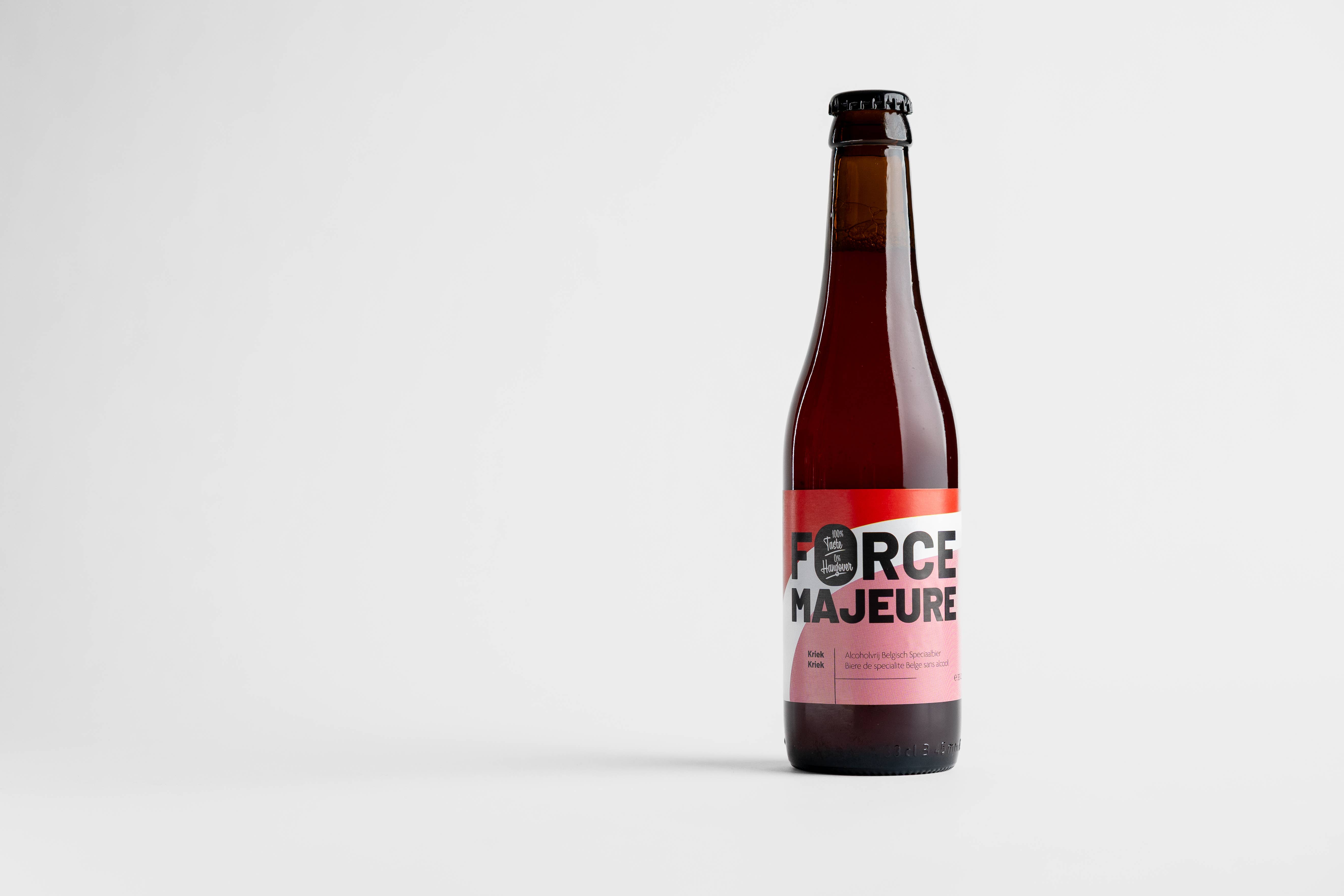 Force Majeure - Vendita all'ingrosso Birra analcolica - 24 x Force Majeure Kriek birra belga analcolica alla ciliegia1