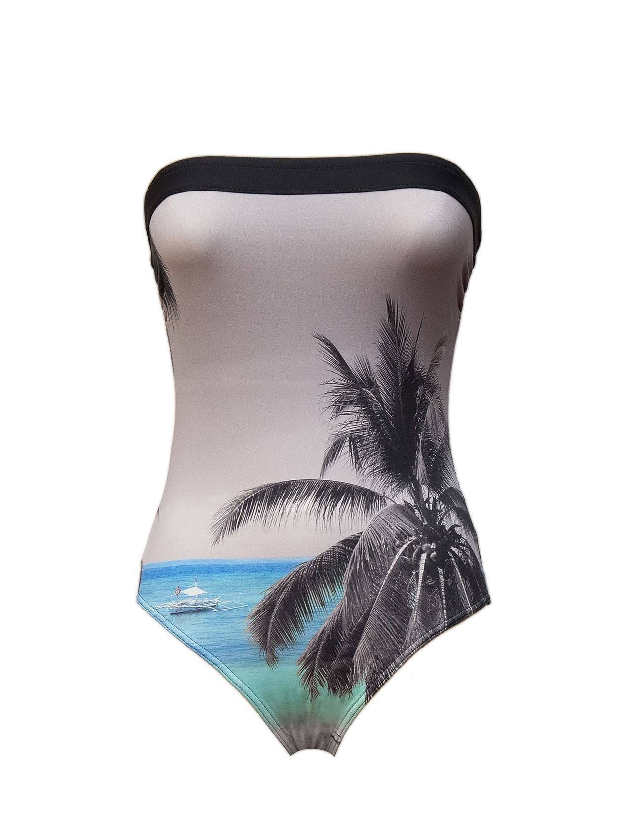 THEONI PARIS - Vente Maillot de bain une pièce – femme - Maillot de bain une-pièce bustier - EVASION- AU FIL DE L'EAU3