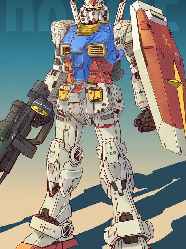 Gundam rx 78 movie 23x36 poster for wholesale by Sticky Slap
