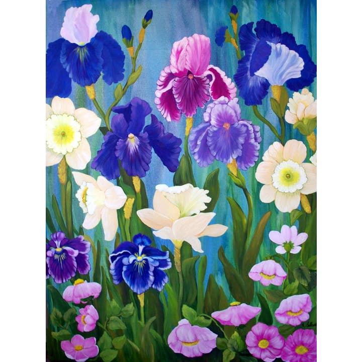 8"x12" print matted in white to 11"x14" backed and bagged. for wholesale by Main Avenue Galleria