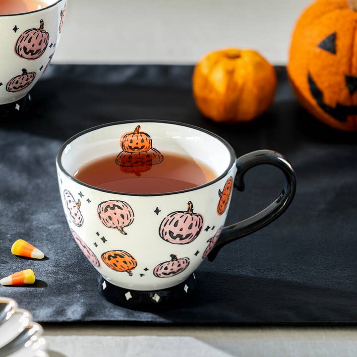 Grace Teaware - Wholesale Coffee Mug - Pumpkin Patch 16oz Latte Mug0