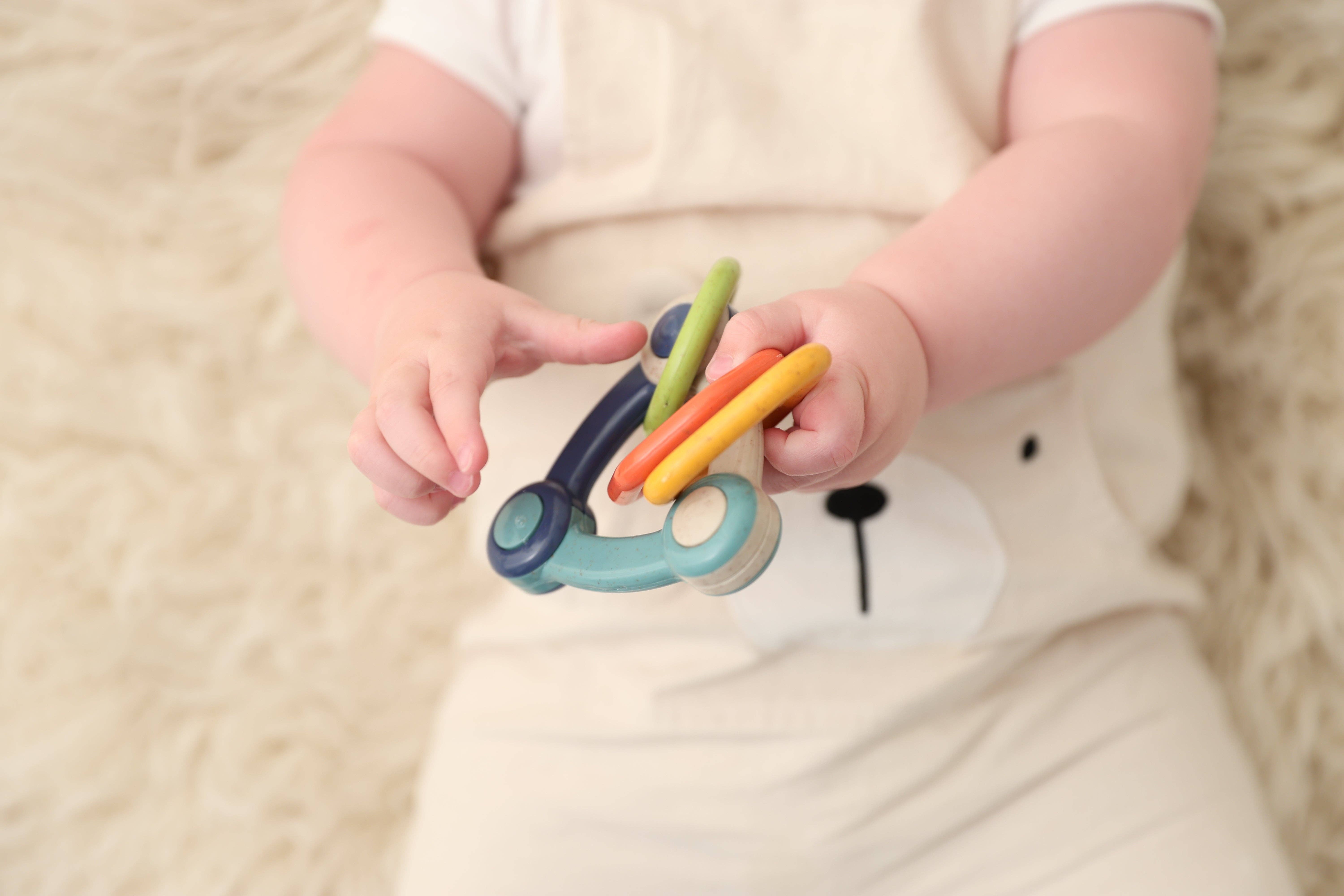 Speedy Monkey - Wholesale Handheld Rattle - Baby - Triangle Rattle - TOLO2