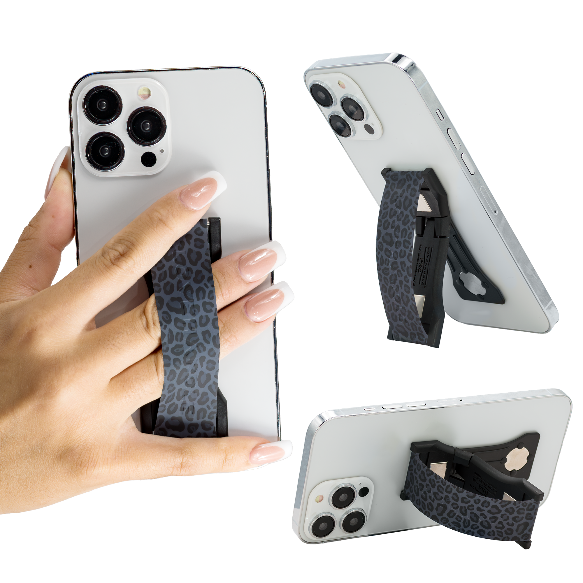 LoveHandle - Wholesale Phone Grip - LoveHandle PRO  - Black Leopard0
