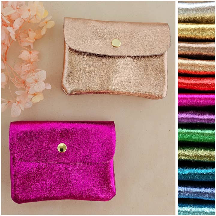 Royal marais - Wholesale Coin Purse - Women's - metallic leather purse
