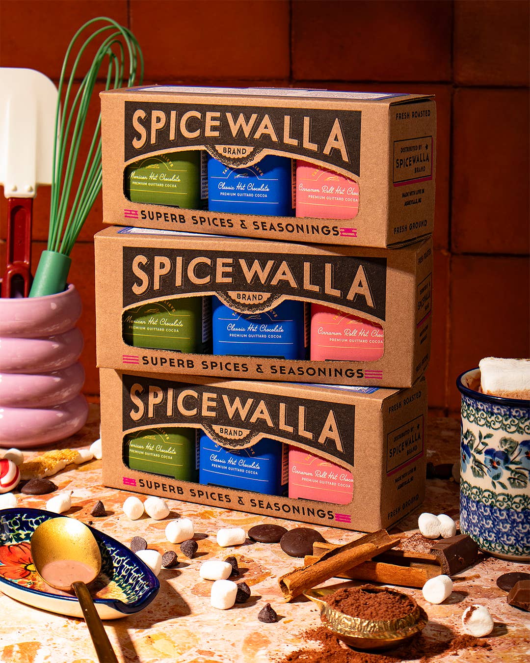 Spicewalla - Wholesale Hot cocoa mix/kit - Hot Chocolate Collection 3 Pack1