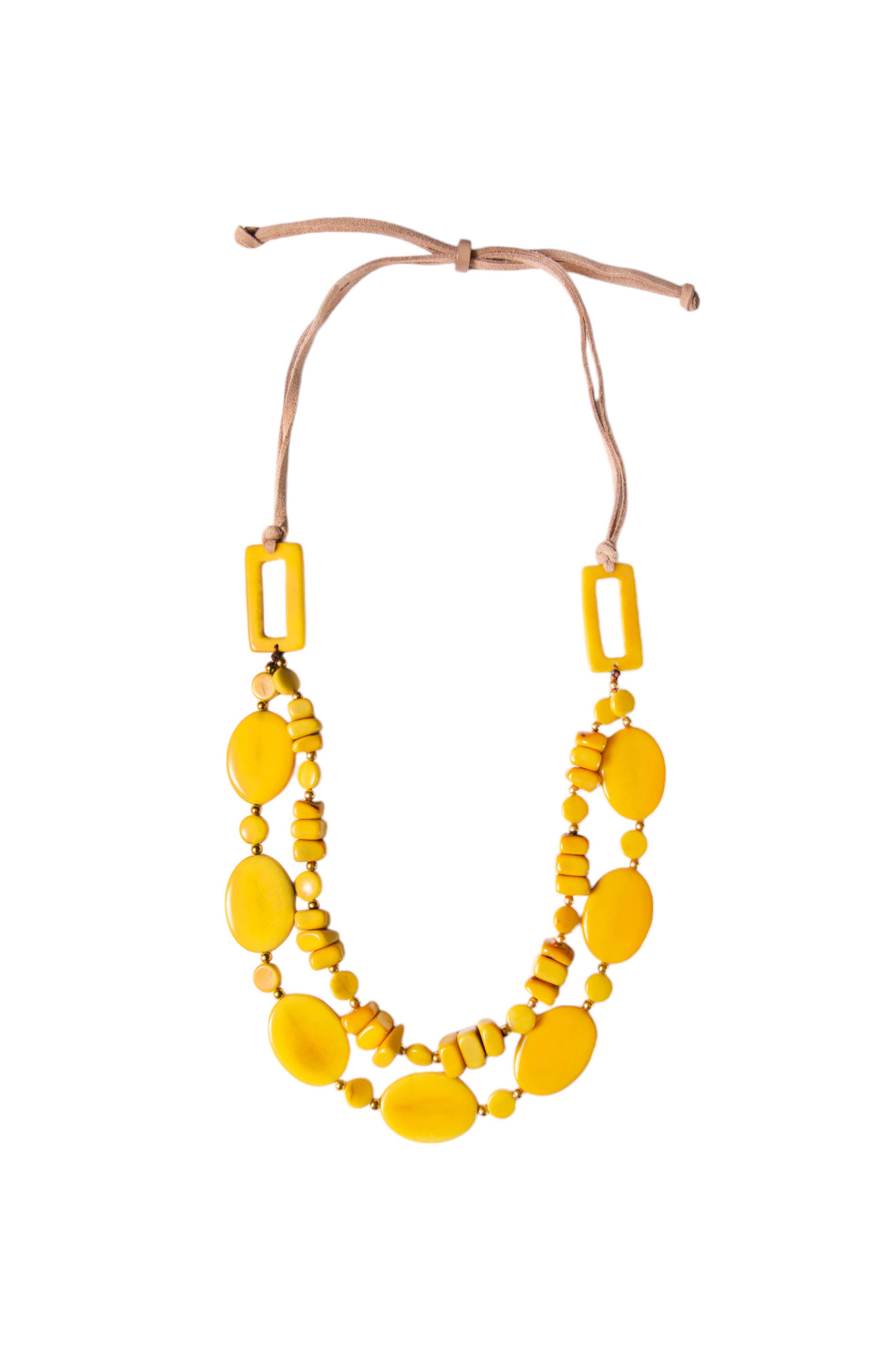 Organic Tagua Jewelry - Vente Colliers plastrons - Collier Avery4