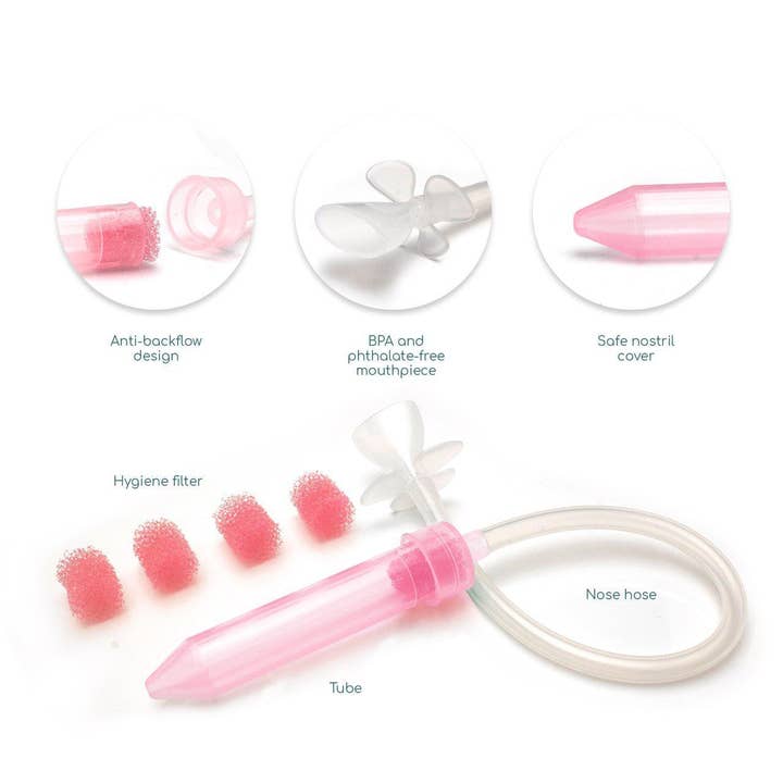 Little Martin's Drawer - Wholesale Feeding Set - Baby - Baby Booger Sucker (Pink)