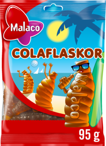 SWEDISHCANDY4U - Wholesale Gummy - MALACO COLA BOTTLES 95G0