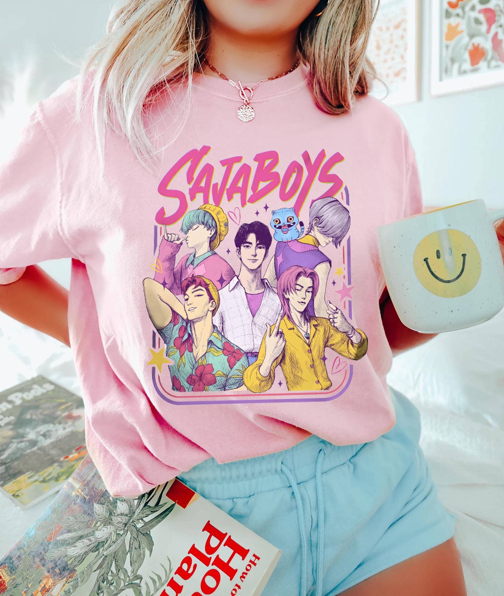 ClevorFit - Wholesale T-Shirt (Graphic) - Unisex - Saja Boys Boy Band Kids Shirt, Comfort Colors Movie Boy Tee4