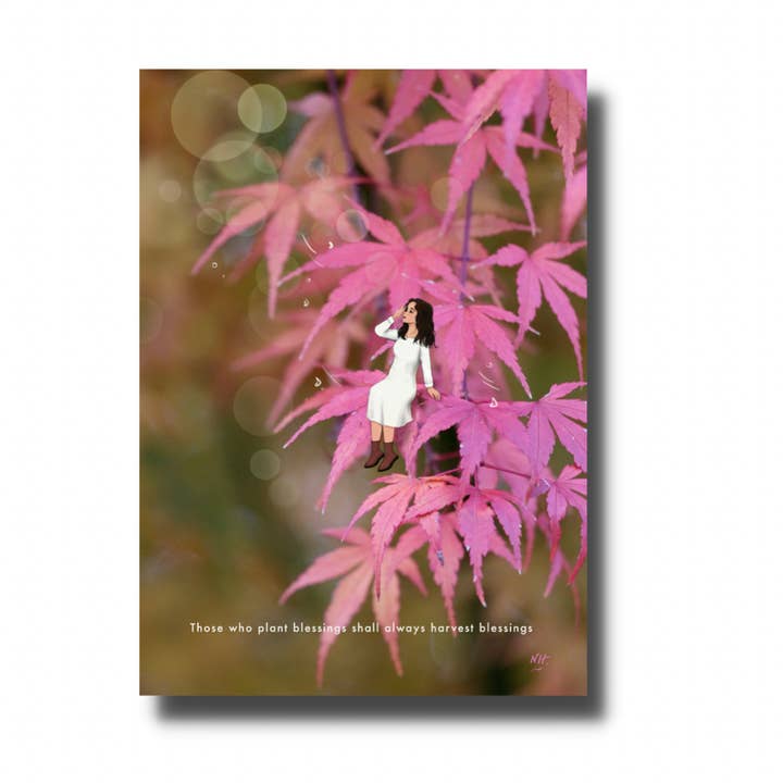 Des bénédictions... Carte de vœux de remerciement pour la vente par Moments Have You Cards