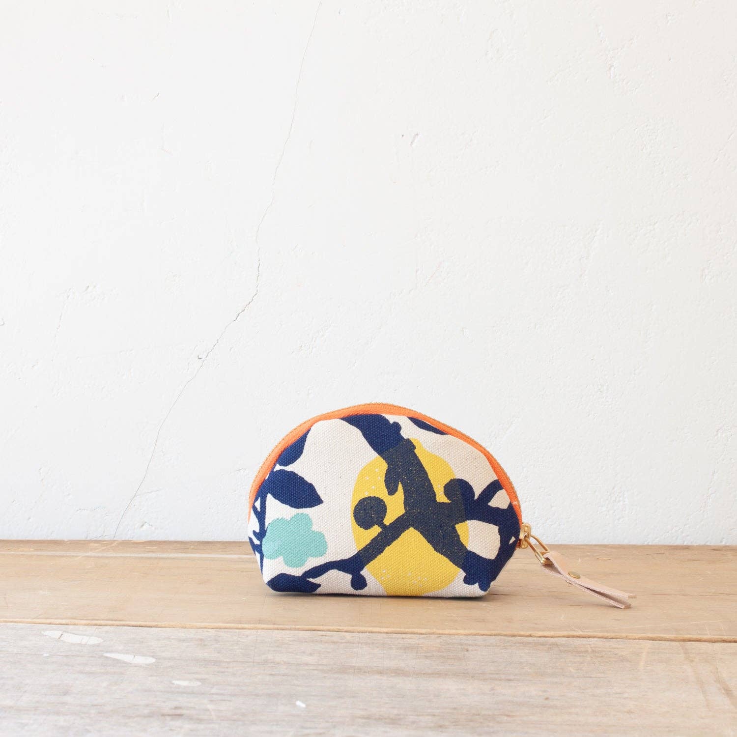 FERMETURE ÉCLAIR ORANGE DARLENE DE CITRONNIER BLEU MARINE en vente sur Faire1