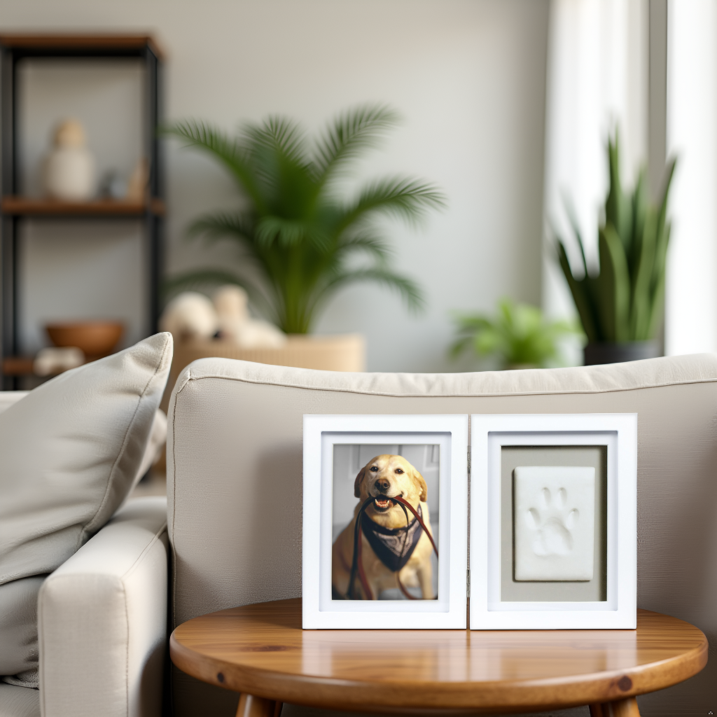 Pearhead - Wholesale Picture Frame - Pawprints Keepsake Photo Frame & Clay Impression Kit5