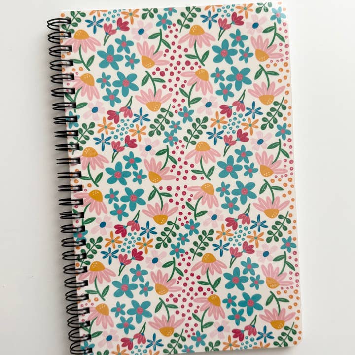 Flower Pops 5.5"x8.5" Weekly Planner for wholesale by AMW the studio