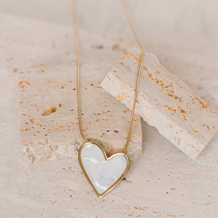 Sophisticated Heart Necklace for wholesale by Eby Ruth