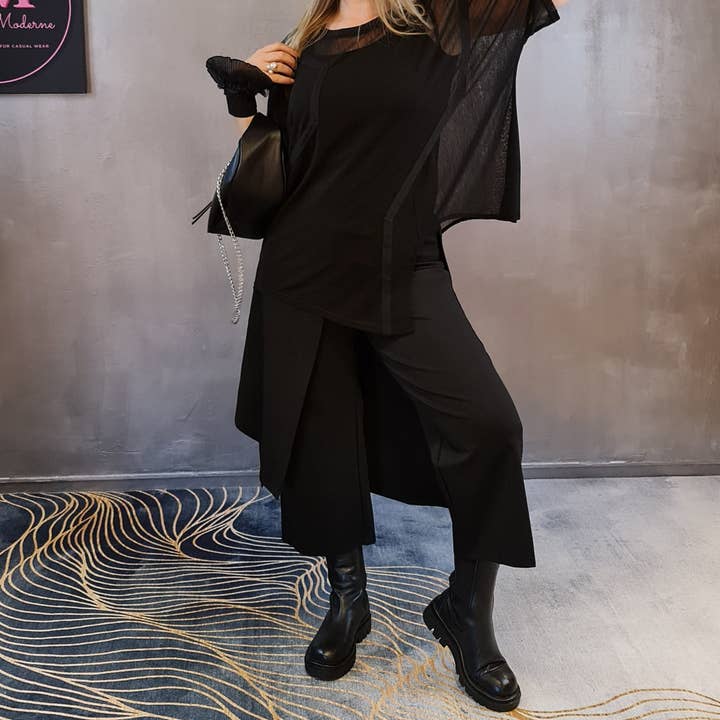 Simple Moderne - Wholesale T-Shirt - Women's - Simple Moderne Street Punk Irregular Design T-shirt6