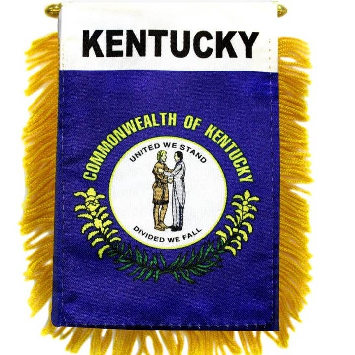 Mini bannière du Kentucky pour la vente par Flags Importer