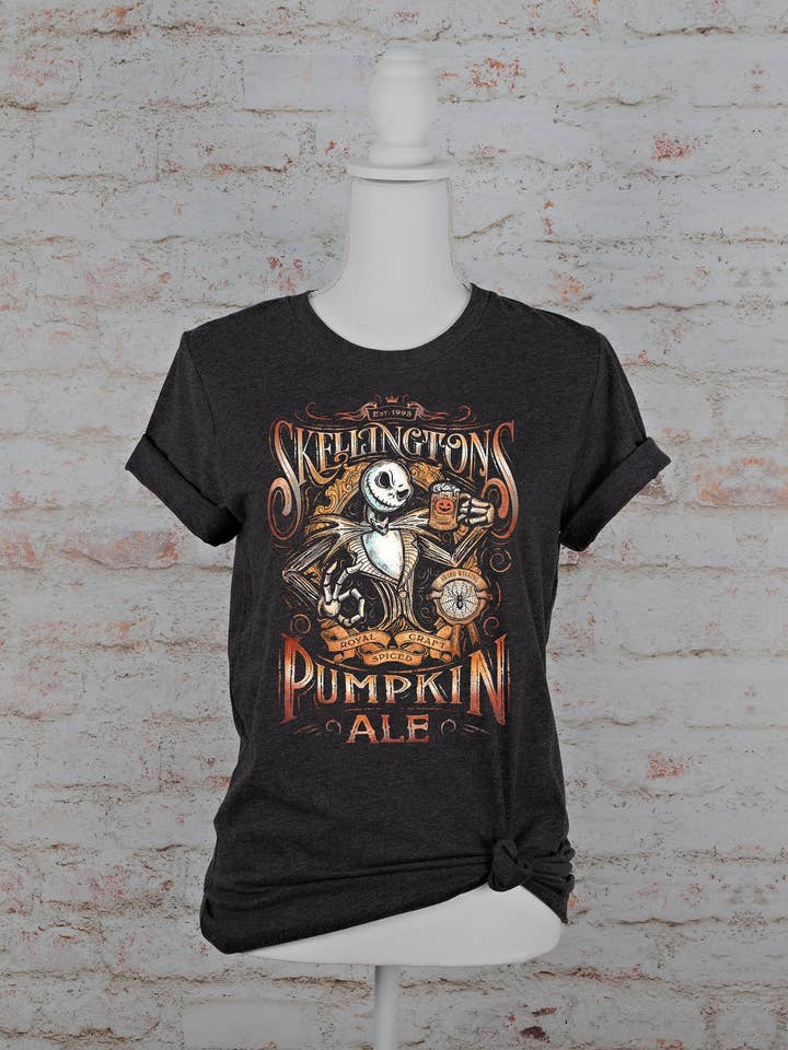Chemise Jack Skellington Pumpkin Ale pour fan pour la vente par Beer Budget Designs