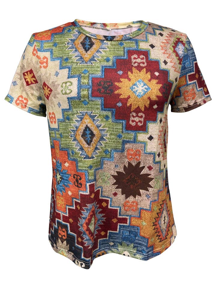 Rosa Clothing - Wholesale T-Shirt - Women's - Cowboy Rodeo Western Graphic T-Shirt10