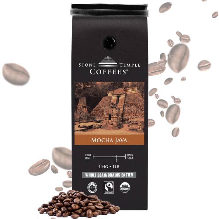 Mokka Java Hele Bean Kaffe for engroshandel hos Stone Temple Coffees