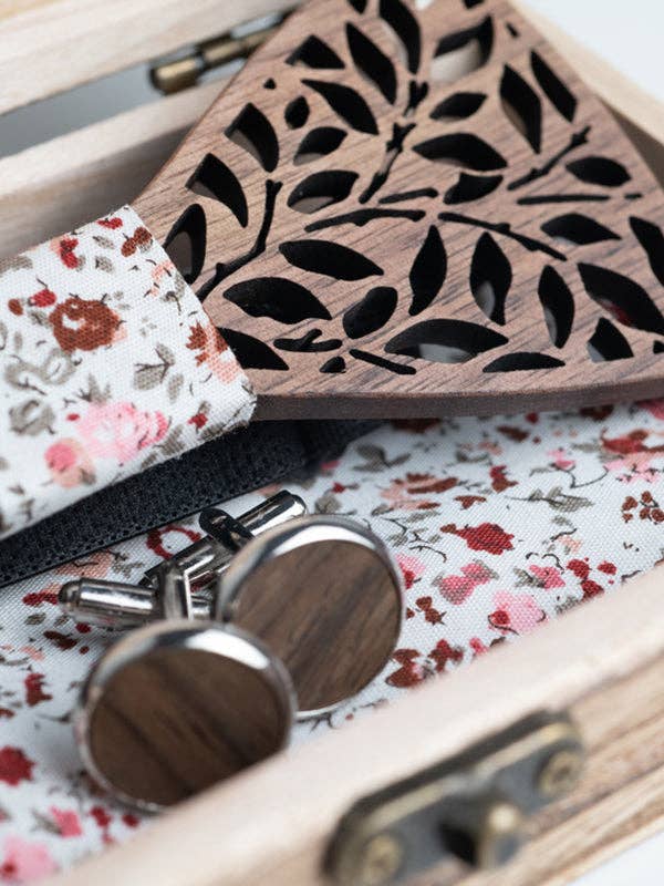 Wood&Chic - Vente Cravate – homme - Coffret Noeud Papillon en Bois Homme - Carpinus7