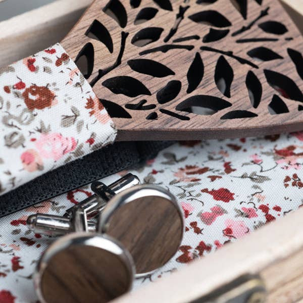 Wood&Chic - Vente Cravate – homme - Coffret Noeud Papillon en Bois Homme - Carpinus7