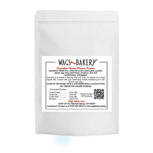 Wags Bakery LLC - Wholesale Pet Treats - Dog - Pumpkin & Hemp - Wholesome Pumpkin & Hemp Seed Dog Treats1
