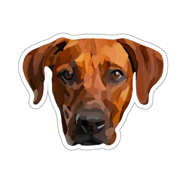 Rhodesian Ridgeback Dog Sticker for wholesale by LivLearnLove