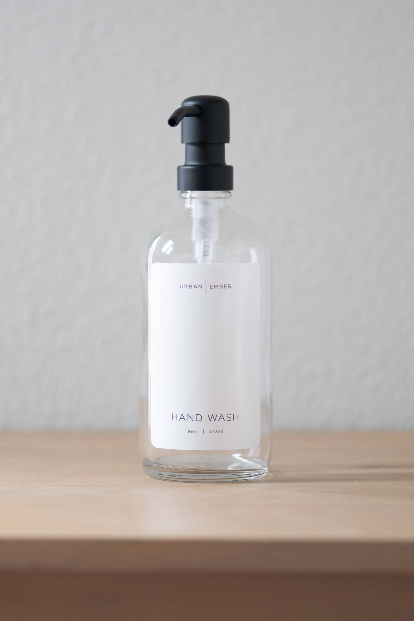 Urban Ember - Wholesale Soap Dispenser - Minimalist Clear Glass Soap Dispenser0