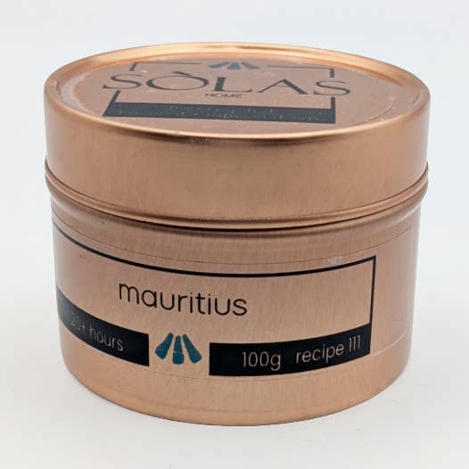 Vela Perfumada de Mauricio en Lata de Viaje, 10cl para venta al por mayor de SÒLAS Home