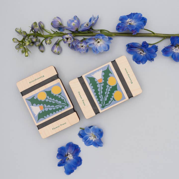 Studio Wald - UK Made – Kit de artesanato DIY por atacado – Prensa de Flores de Bolso - Dente-de-leão1