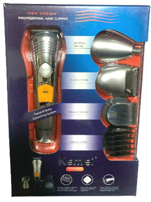 Cortapelos profesionales 7 en 1 para cortar el pelo, barba, orejas y nariz, recargable para venta al por mayor de HASHIR PRODUCTS