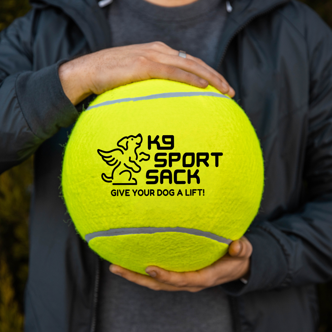 K9 Sport Sack - Wholesale Pet Fetch Ball - Dog - Too Big to Chew Tennis Ball3