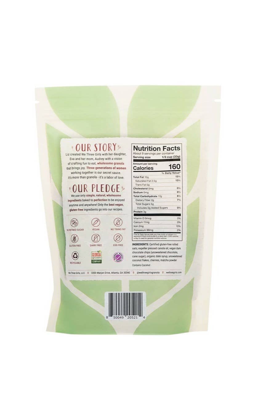 We Three Girls - Wholesale Granola - Chocolate Cherry Matcha1