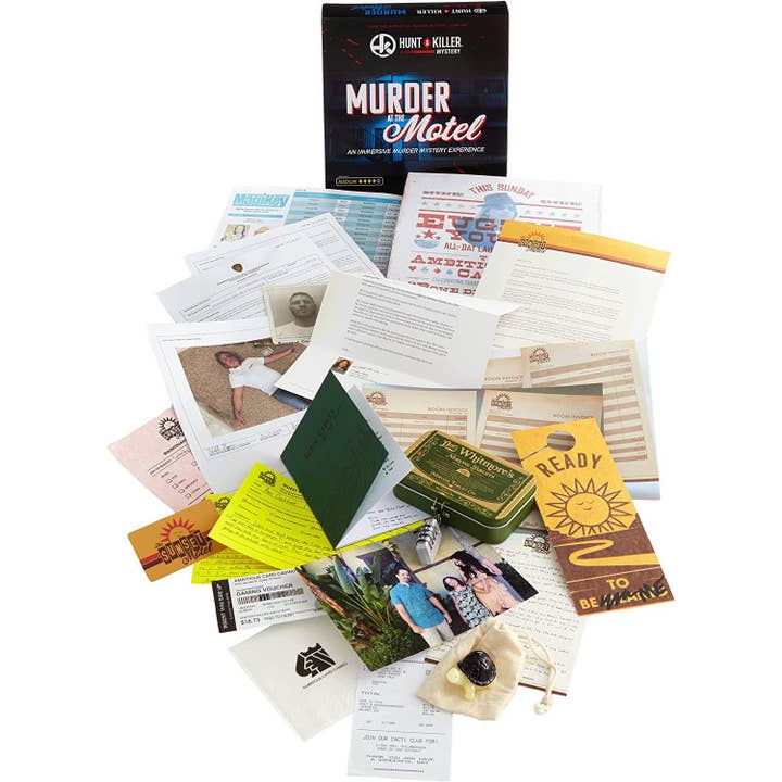 Hunt A Killer - Wholesale Board Game - Hunt A Killer: Murder At The Motel, Murder Mystery Game1