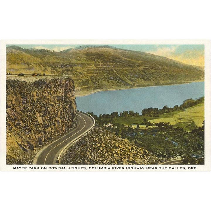 Postcard OR-78 Mayer Park, The Dalles for wholesale by Found Image Press