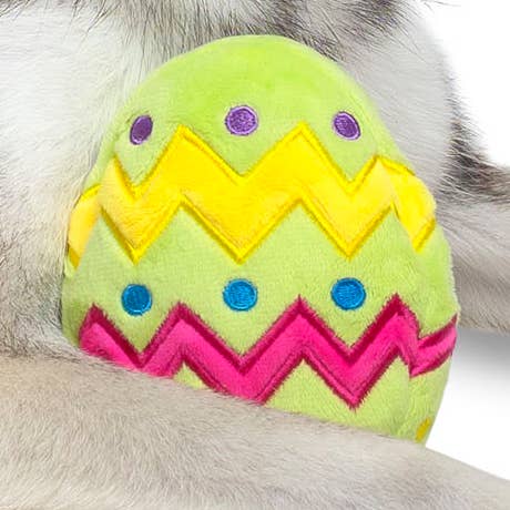 Midlee Plush Easter Egg Dog Toy with Squeaker for wholesale by Midlee Designs