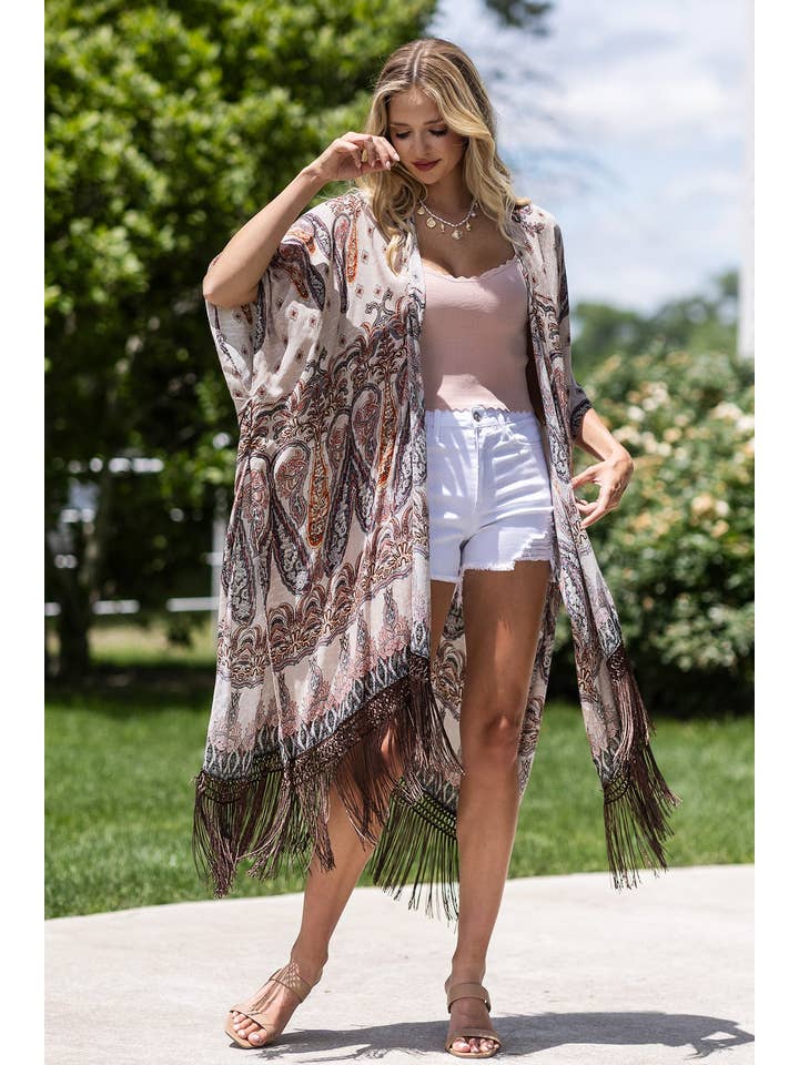 Moroccan Kimono for wholesale on Faire