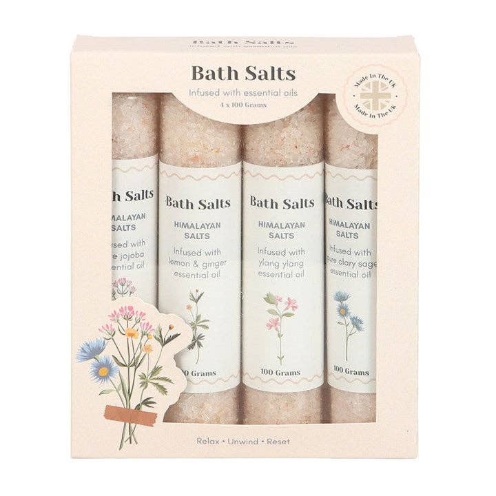 Something Different Wholesale - Wholesale Bath Salts - Floral Bath Salt Gift Set