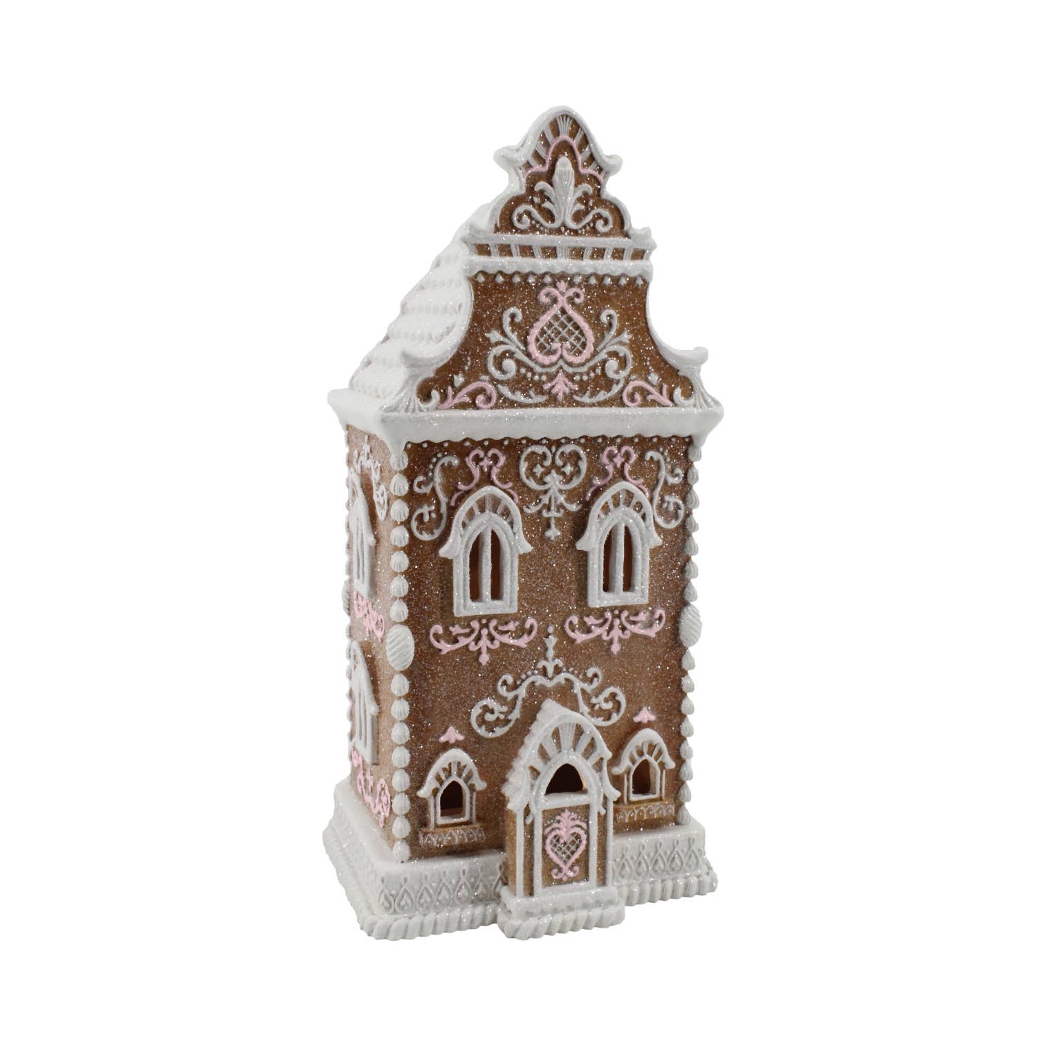 December Diamonds - Wholesale Christmas Decoration - Gingerbread House w/LED0