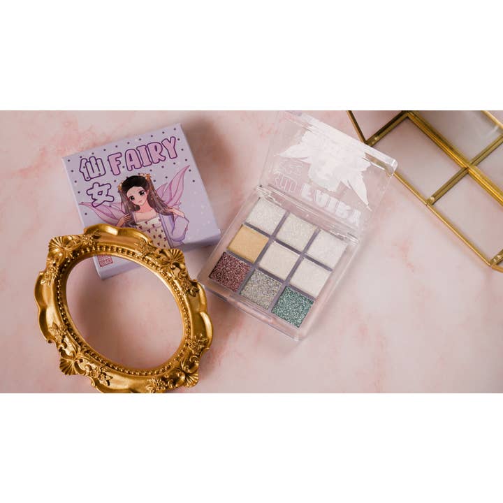 Euphoric Sun Inc - Venta al por mayor Paleta de sombras de ojos - Paleta de sombras de ojos Winter Fairy Duochrome Glitter