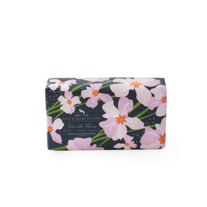 Soap & Paper Factory - Wholesale Bar Soap - Vanilla Fleur Shea Butter Soap