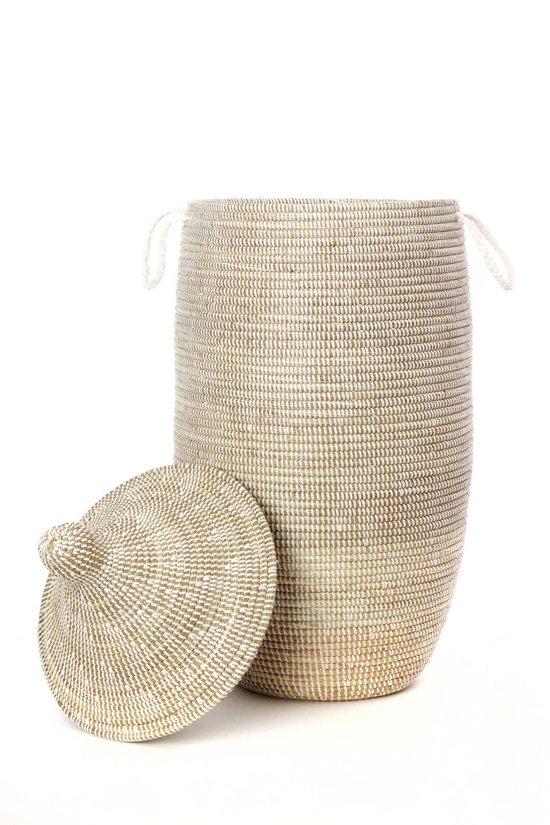 African Modern - Wholesale Laundry Hamper - Slender Laurel Hamper Basket from Senegal1