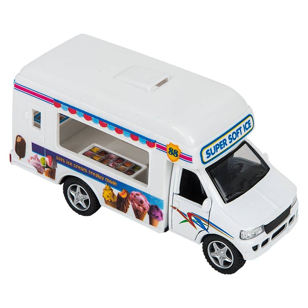 La Luna Bella - Toys - Wholesale Toy Car/Truck - Kids - 5" DIE-CAST PULL BACK ICE CREAM TRUCK LLB Car Toys1