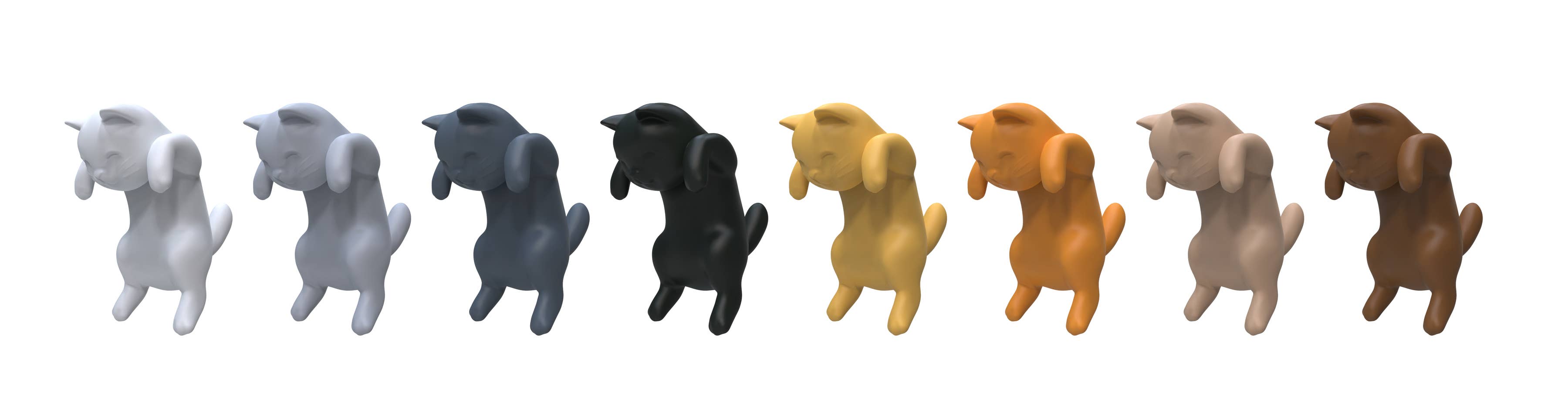 MAGS - Vendita all'ingrosso Pennarelli per bicchieri da vino/cocktail - Set di 8 segnaposto per bicchieri a forma di gattino1