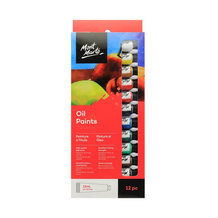 Peinture à l'huile Signature 12 pc x 12 ml (0,4 oz) pour la vente par Mont Marte Usa, Inc.