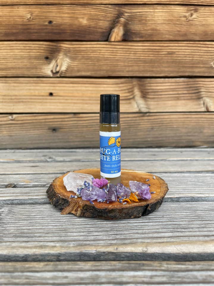 Rouleau anti-morsure Bug-A-Boo pour la vente par Golden Poppy Herbal Apothecary